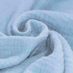 Double Gauze Fabric Light Blue
