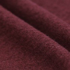 Fulled Loden Wool Fabric Bordeaux