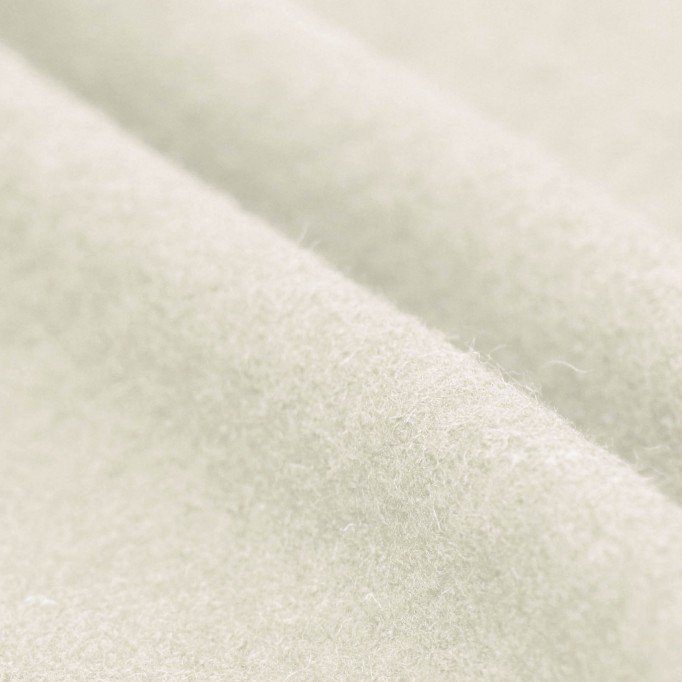 Tissu Lainage Foulé Écru - (Tissu Laine Bouillie)