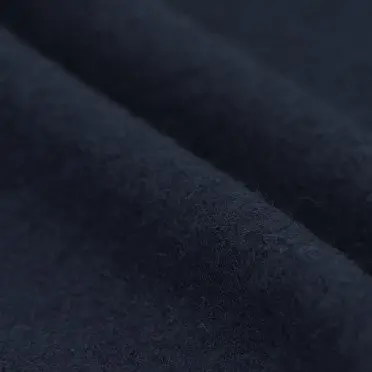 Uld Walkloden Stof Navy - (Kogt Uld Stof)