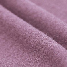 Fulled Loden Wool Fabric Old Pink