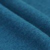 Fulled Loden Wool Fabric Petrol Blue