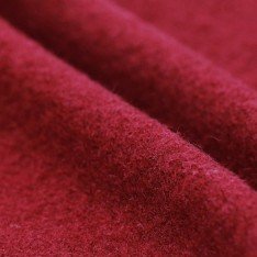 Fulled Loden Wool Fabric Red