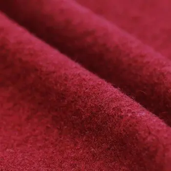 Tissu Lainage Foulé Rouge Tissu Lainage Foulé Rouge