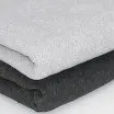 Polar Fleece Stoff Melange Dunkelgrau - (Polar Fleece Stoffe)