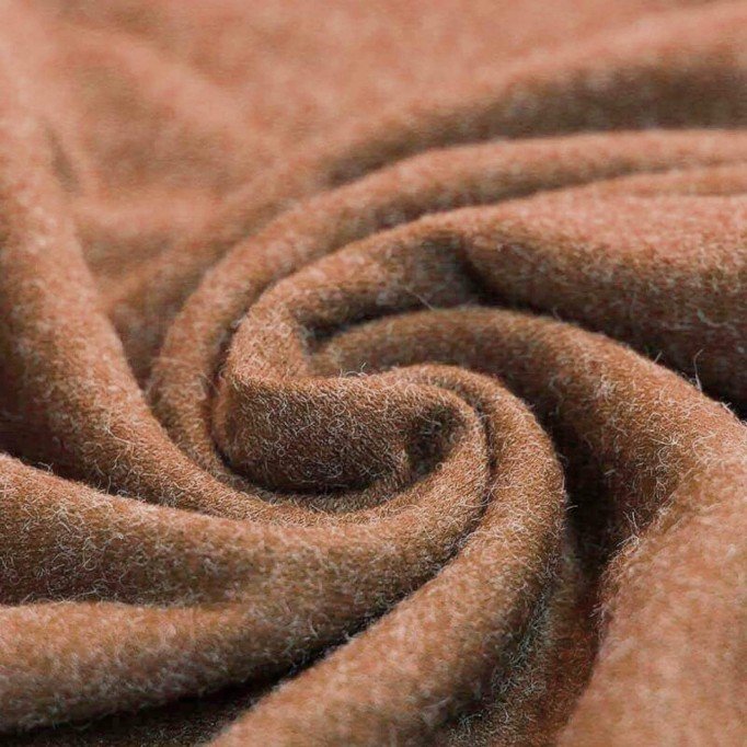 Angora Jersey Fabric Camel Brown - (Fashion Fabrics)