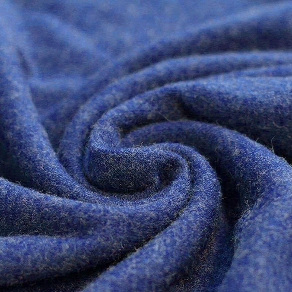 Angora Jersey Fabric Cobalt