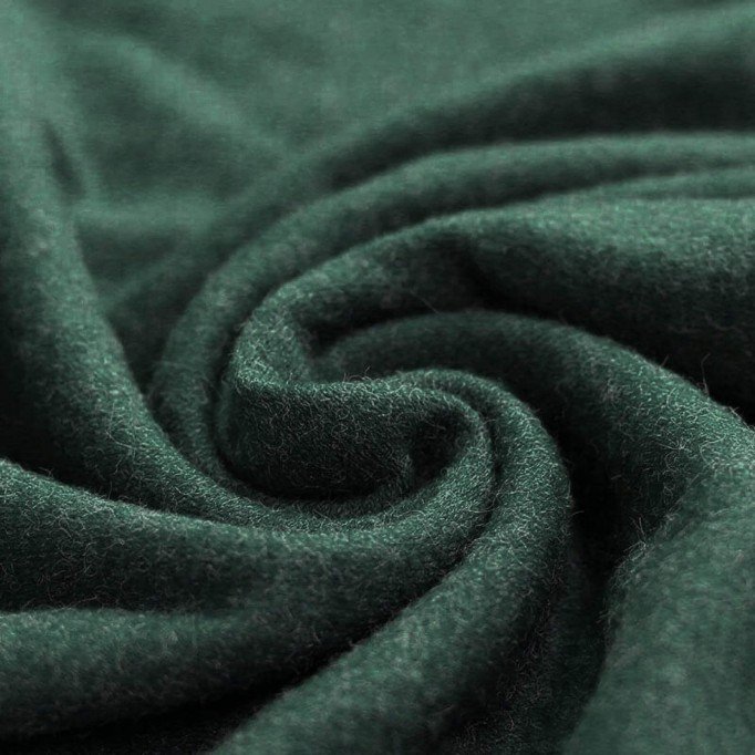 Angora Jersey Stof Donker Groen - (Mode Stoffen)