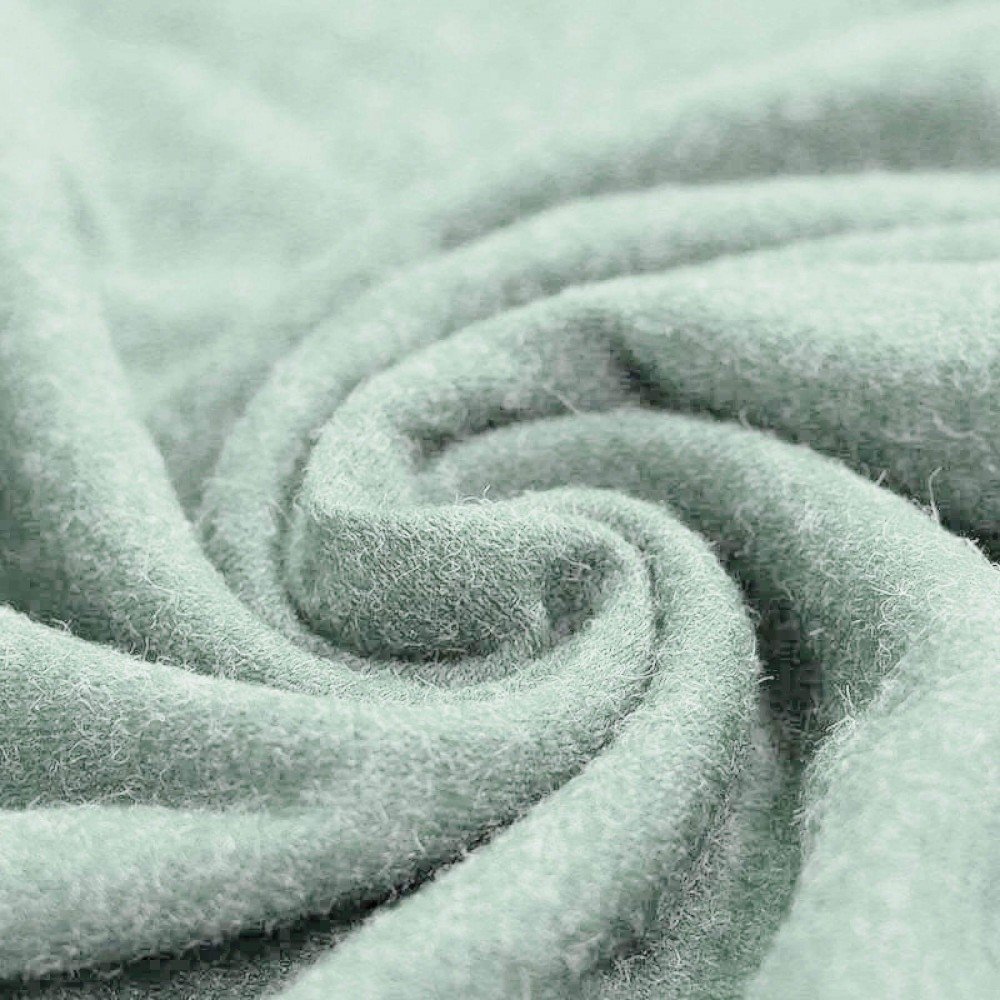 Angora Jersey Fabric Sea Green