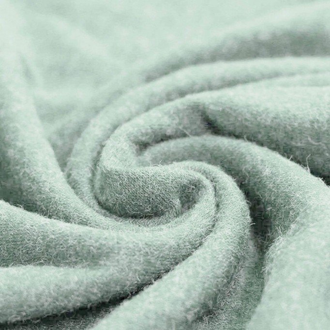 Tessuto a Maglia Di Angora Verde Mare - (Tessuti Moda)