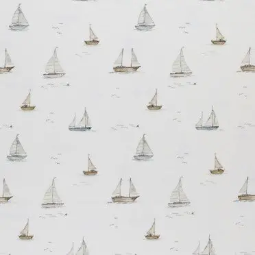 Cotton Poplin Digital Print - Sailboats | Rijs Textiles Cotton Poplin Digital Print - Sailboats - (Cotton Poplin Printed)