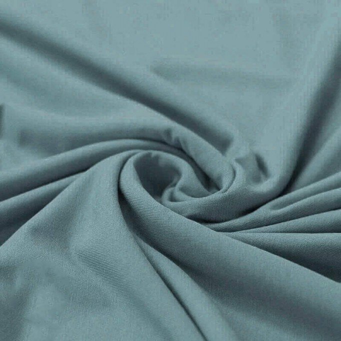 Bambus Jerseystoff Alt Grün  - (Jersey Stoffe)