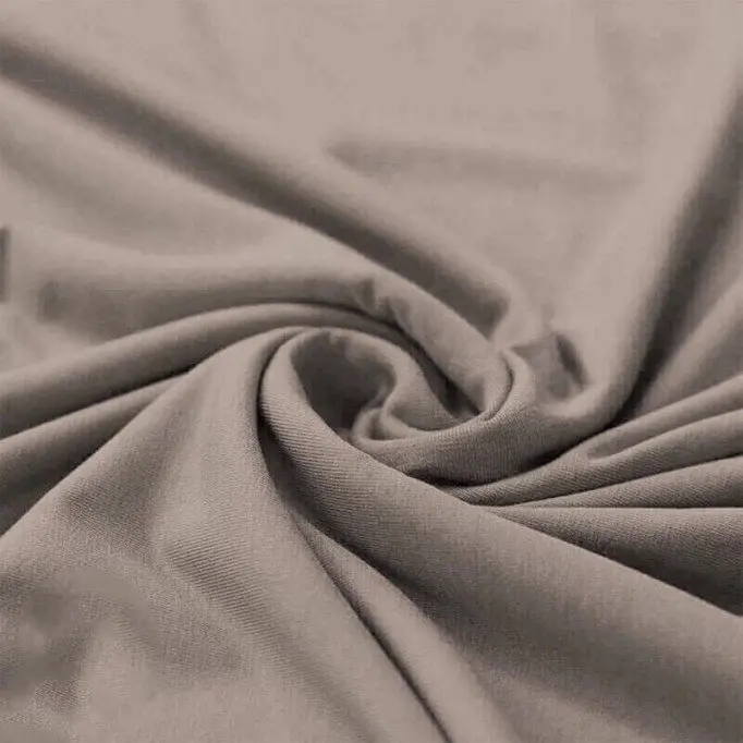 Bambus Jerseystoff Taupe - (Jersey Stoffe)