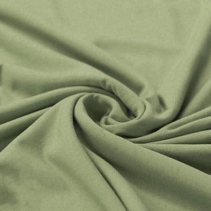 Bamboo Jersey Fabric Olive - (Bamboo Jersey Fabrics)