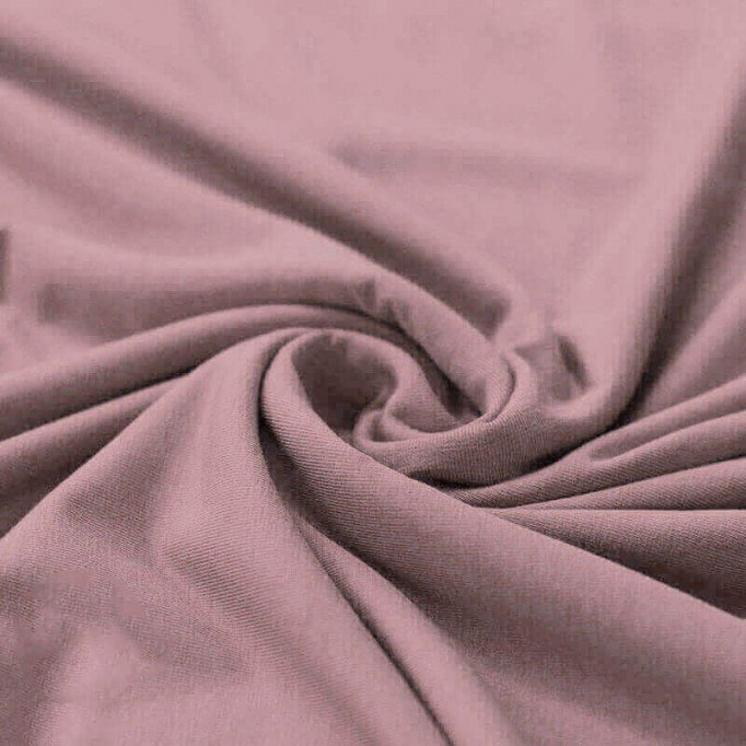 Bamboo Jersey Fabric Old Pink - (Jersey Fabrics)