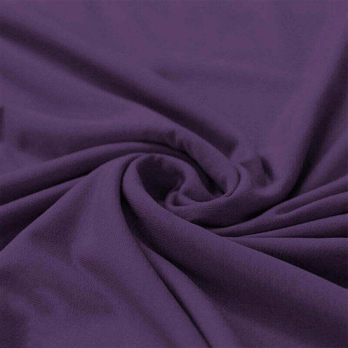 Bamboo Jersey Fabric Dark Purple - (Jersey Fabrics)