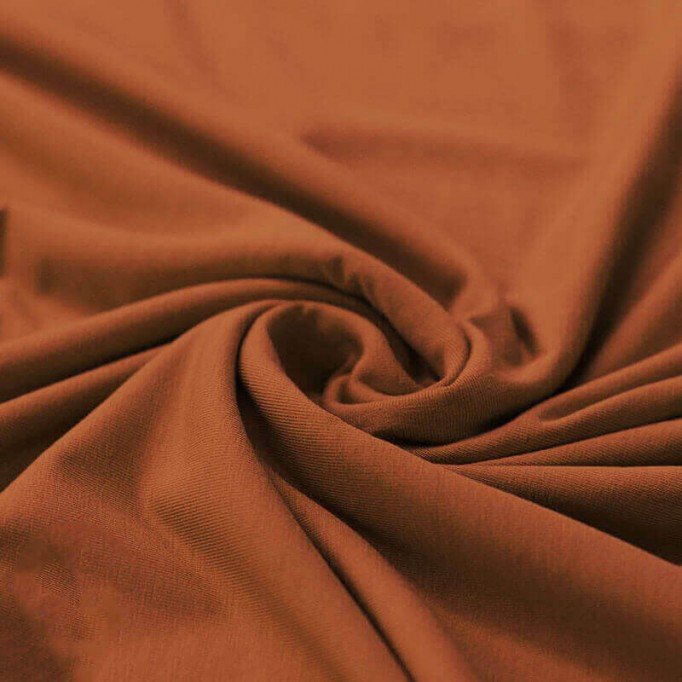 Bamboo Jersey Fabric Cognac - (Jersey Fabrics)