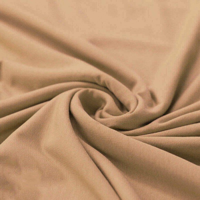 Bamboo Jersey Fabric Camel - (Bamboo Jersey Fabrics)