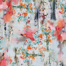 Digitale Print Bamboe Jersey - Bomen Schilderij