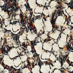 Digitale Print Bamboe Jersey - Sepiabloem