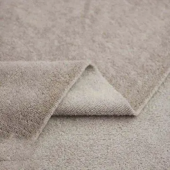 Tessuto Spugna Di Bambù (Doppio Tocco) Beige Scuro