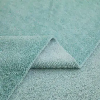 Bamboe Velvet Badstof Zeegroen Bamboe Velvet Badstof Zeegroen