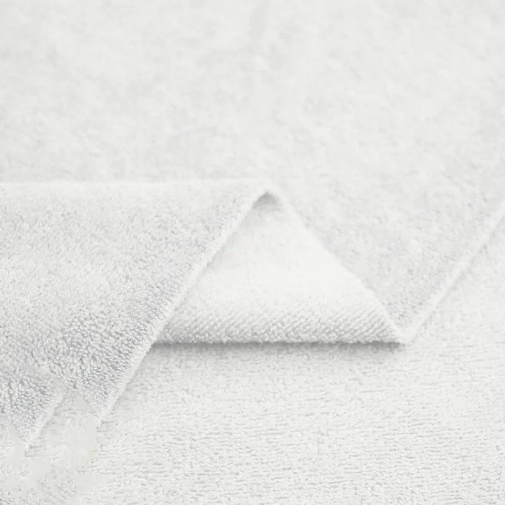 Double Touch Bamboo Terry Fabric White Double Touch Bamboo Terry Fabric White