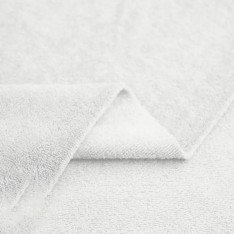 Double Touch Bamboo Terry Fabric White