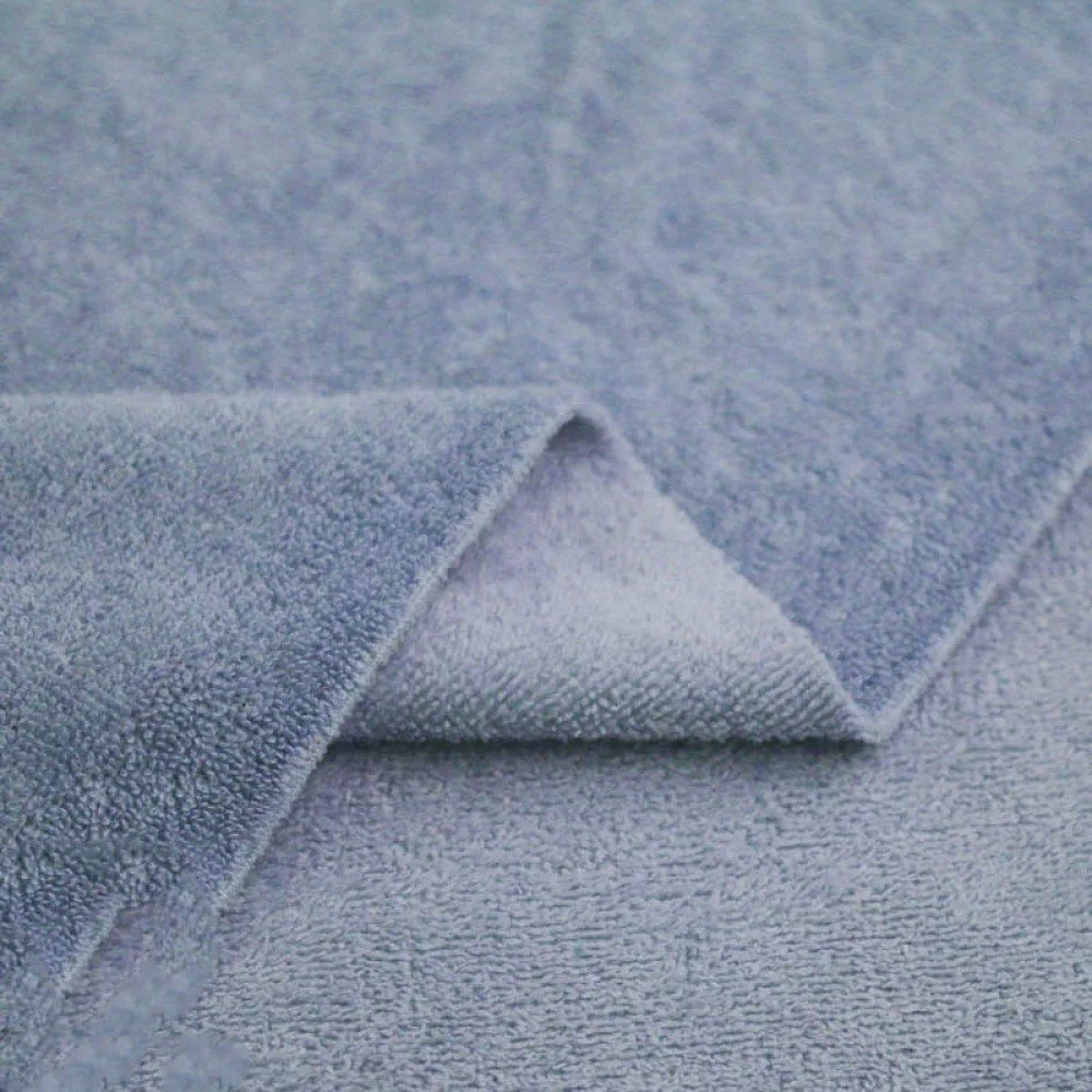 Bambus Frotte Stof (Dobbelt Sidet) Lys Jeans Bambus Frotte Stof (Dobbelt Sidet) Lys Jeans