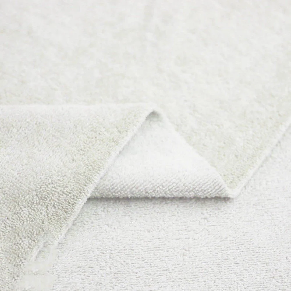 Double Touch Bamboo Terry Fabric Ecru Double Touch Bamboo Terry Fabric Ecru