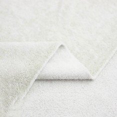 Double Touch Bamboo Terry Fabric Ecru