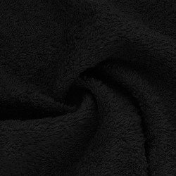 Tissu Éponge Bambou Noir