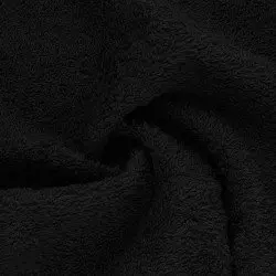 Bamboe Badstof Zwart Bamboe Badstof Zwart