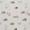 Rib Knit Jersey Fabric - Construction Vehicles Beige | Rijs Textiles Rib Knit Jersey Fabric - Construction Vehicles Beige - (Jersey Fabrics)