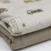 Rippstrick Jersey Stoff - Baufahrzeuge Beige | Rijs Textiles Rippstrick Jersey Stoff - Baufahrzeuge Beige - (Jersey Stoffe)