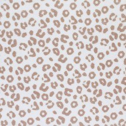 Tessuto Spugna Stretch - Leopardato