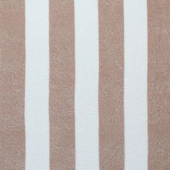Stretch Badstof - Lengtestreep 4CM x 4CM Cacao  - (Stretch Badstof)