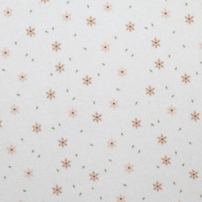 Tissu Jersey Éponge - Fleur Étoile | Rijs Textiles Tissu Jersey Éponge - Fleur Étoile - (Tissu Jersey Éponge)
