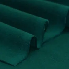 Tessuto Cappotto Stretch (Flanella Spazzolata) Verde Scuro