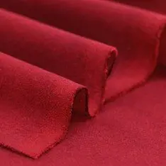 Tessuto Cappotto Stretch (Flanella Spazzolata) Rosso Scuro