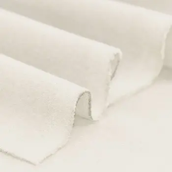 Tkaniny Na Płaszcze Elastyczny (Flanela Szczotkowana) Ecru