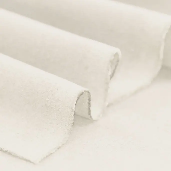 Stretch Coat Fabric (Flannel Brush) Ecru | Rijs Textiles Stretch Coat Fabric (Flannel Brush) Ecru - (Fashion Fabrics)
