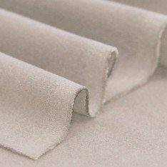 Stretch Coat Fabric (Flannel Brush) Light Beige