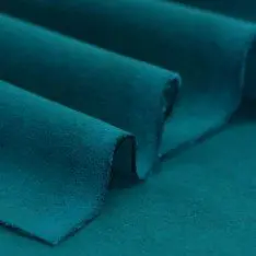 Tessuto Cappotto Stretch (Flanella Spazzolata) Petrolio