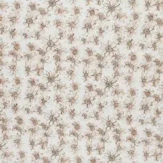 Double Gauze Fabric Digital Print - Beige Water Lily Double Gauze Fabric Digital Print - Beige Water Lily