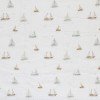 Double Gauze Fabric Digital Print - Sailboats