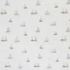 Baumwoll Musselin Stoff Digital - Segelboote