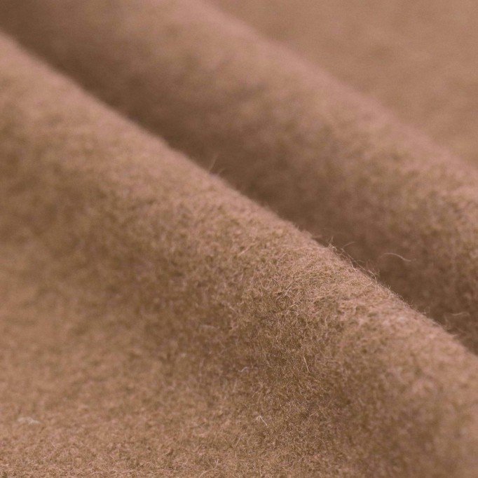 Tessuto Loden Follato Di Lana Cammello | Rijs Textiles Tessuto Loden Follato Di Lana Cammello - (Tessuto Lana Cotta)