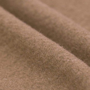 Fulled Loden Wool Fabric Camel