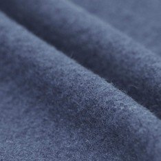 Walkloden Stoff Dunkel Jeans